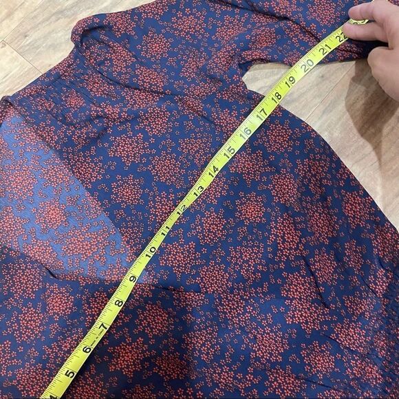 Michael Kors Womens Floral Fit & Flare Dress navy - Picture 7 of 8